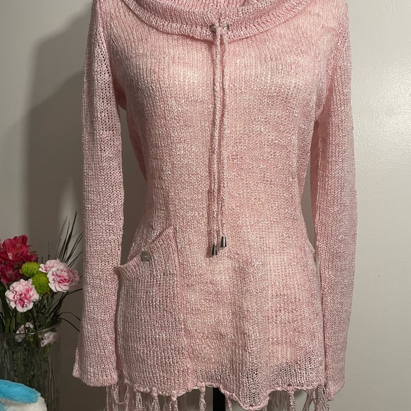 San Francisco Blush Pink Cowl Neck Sweater Size M NWOT - Picture 3 of 15